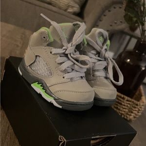 Green jean jordan 5s